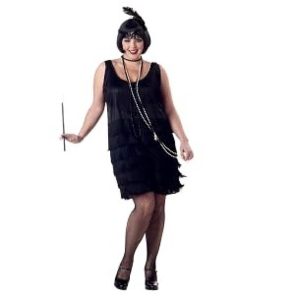 California Costume Roaring 20's Gatsby Art Deco Flapper Party Halloween Costume - Picture 2 of 10